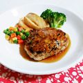 うさうさぴよまる's cooksnap of when they made ひじき煮リメイク☆豆腐ハンバーグ.