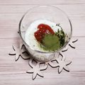 アクセル☆'s cooksnap of when they made ヨーグルトに★いちご抹茶.
