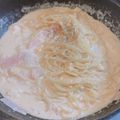 みっっっちゃ's cooksnap of when they made 生クリーム不使用で濃厚！カルボナーラ♪.