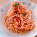 ☆３匹の子ぶた☆'s cooksnap of when they made 旨みがぎゅっ♪切干のミルクナポリタン風.