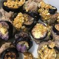 よつば15's cooksnap of when they made なすの豚ミンチはさみ焼き.
