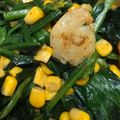アゲアゲ職人みーこ's cooksnap of when they made エビとコーンとほうれん草のバター醤油炒め.