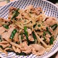 ma616y's cooksnap of when they made ご飯がすすむニラ豚.