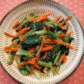 プルンバゴ's cooksnap of when they made 小松菜とにんじんの和風ナムル.
