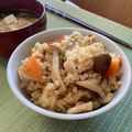 ビートルズ食堂's cooksnap of when they made 秋！キノコづくし♡鶏肉との炊き込みご飯.