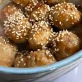 すえごん's cooksnap of when they made 簡単♪韓国風甘辛つくね（肉団子）.