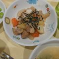 kurumi's cooksnap of when they made 鶏ジャガ●鶏もも肉のスキヤキ風肉じゃが.