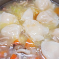 きょんこ87's cooksnap of when they made 超簡単☆冷蔵庫水餃子でお鍋♡.