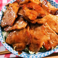 ゆゆよん's cooksnap of when they made 簡単＆絶品！がっつり生姜焼マヨ豚丼♪.