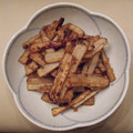 さえこたん's cooksnap of when they made 揚げごぼうの甘タレまぶし.