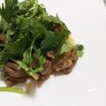 なつめタロー's cooksnap of when they made パクチーどっさり☆ラムのネギ塩炒め.