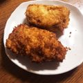 akmix☻'s cooksnap of when they made 鶏胸肉にチーズを挟んで、チーズチキンかつ.
