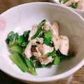 928るびすけ☆☆'s cooksnap of when they made ★春菊とささみのさっぱり和え★.