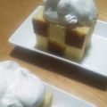 食いしんboyママ's cooksnap of when they made コンビニかすてらの生クリームのっけ.