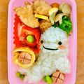 aiuerika's cooksnap of when they made 簡単❋ キャラ弁 白イルカ♡.