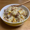 sunsunよっぴい's cooksnap of when they made ❊プゥ❊さんちの味覇（ウェイパー）炒飯.