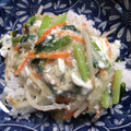 あたむ❤189's cooksnap of when they made ふわふわソースが絶品!!小松菜の卵白炒め.