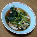 nemuchan's cooksnap of when they made 小松菜と油揚げの煮物.