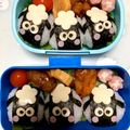 クックDSE0PB☆'s cooksnap of when they made 簡単キャラ弁♪丸お握り♪ひつじのショーン.