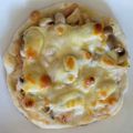 ころりんこっこ's cooksnap of when they made ＊魚焼きグリルで簡単！石窯風ピザ＊.