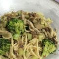 ピッコロころすけ's cooksnap of when they made 和パスタ～牛そぼろ～.