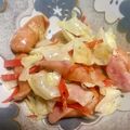 ｍａｍａｒａｄｅ's cooksnap of when they made 簡単！ソーセージとキャベツの白ワイン蒸し.