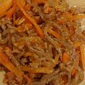 めへ１号's cooksnap of when they made しらたき挽肉人参のきんぴら☆お弁当にも！.