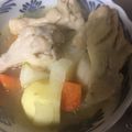 ちゃぎー's cooksnap of when they made とり手羽先とありもので！参鶏湯風スープ♫.