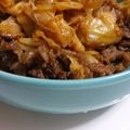 ★マイママ★'s cooksnap of when they made 簡単★牛肉とキャベツのケチャップソース♪.