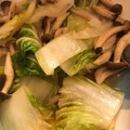 まあるあまる's cooksnap of when they made 白菜とキノコのパパっと炒め★簡単副菜.