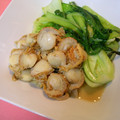 nekoland's cooksnap of when they made 青梗菜とホタテのさっと炒め♪.