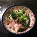 栗丸うさぎ's cooksnap of when they made 【ブロッコリーとハムのあっさりサラダ】.