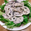 hime1031's cooksnap of when they made れんこん・ごぼう・ひじきのごまマヨサラダ.
