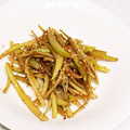 ソネチコ's cooksnap of when they made 大根の皮の金平大根(^^)v.