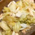 haru_mit's cooksnap of when they made 鶏胸肉とキャベツのとろりん塩煮込み.