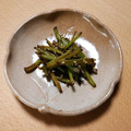 めがねロック's cooksnap of when they made サツマイモのつるの甘辛炒め.