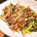 ★kiki★'s cooksnap of when they made 豚ﾊﾞﾗとじゃがいもとﾆﾝﾆｸの芽炒め♥.