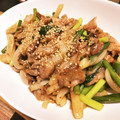 ★kiki★'s cooksnap of when they made 豚ﾊﾞﾗとじゃがいもとﾆﾝﾆｸの芽炒め♥.