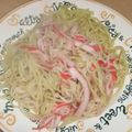 きらり流れ星's cooksnap of when they made レンチン♥かまぼことカニカマの塩焼きそば.
