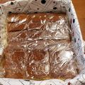 タキシード犬's cooksnap of when they made 新聞紙の箱からカステラ.