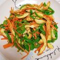 payaちゃん's cooksnap of when they made ＊ピーマンとにんじんのカレーきんぴら＊.