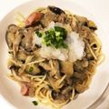 こんみまる's cooksnap of when they made さっぱりでも満足♡なすの和風おろしパスタ.