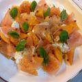 ツバミックス's cooksnap of when they made ワインに合う！柿とモッツァレラのサラダ.