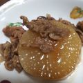 あーこ2929's cooksnap of when they made 大根と牛ばら肉のスキ煮.