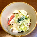 抹茶MILK's cooksnap of when they made レンジで簡単♡長ネギの和え物～.