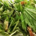 せのやん's cooksnap of when they made 水菜ときゅうりの塩こんぶサラダ.