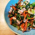 クック6M3FFR☆'s cooksnap of when they made チンゲン菜と豚肉の炒め物　給食.