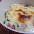 yukoko☆'s cooksnap of when they made 余ったお餅で！とろ～りグラタン.