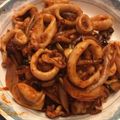 Patoriko's cooksnap of when they made 韓国　イカの辛炒め　　オジンオポックム.