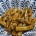 ☆GSSQHY☆'s cooksnap of when they made 蒸し焼きdeゴボウの甘酢炒め＊.
